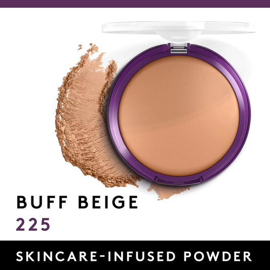 Covergirl Simply Ageless pressed powder compact open showing shade Buff Beige
