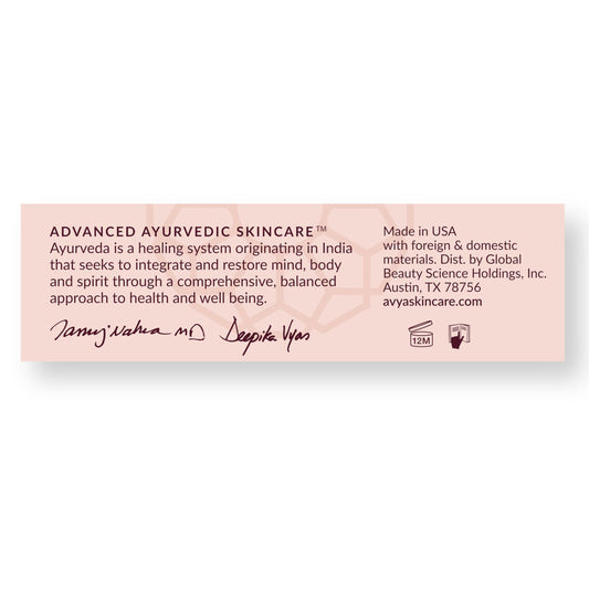 AVYA SPF 40 Tinted Moisturizer 10ml travel size bottle showing consistency and tone