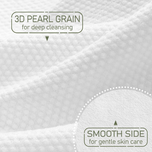 Wowotex dry facial wipes showing extra thick texture