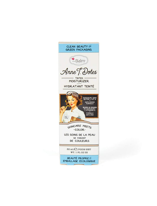 TheBalm clean tinted cream for light skin squeezed out texture shot