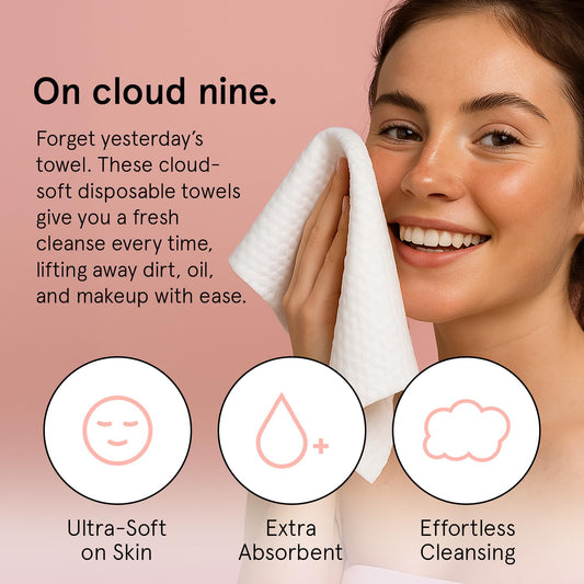 Grace and Stella XL face wipes showing texture