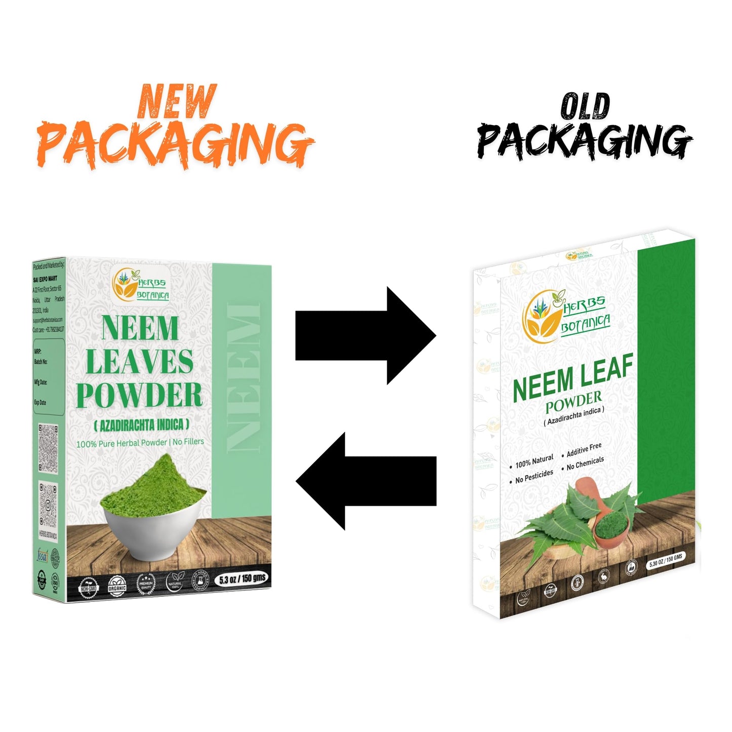 Herbs Botanica Pure Neem Powder Pure Texture And Consistency