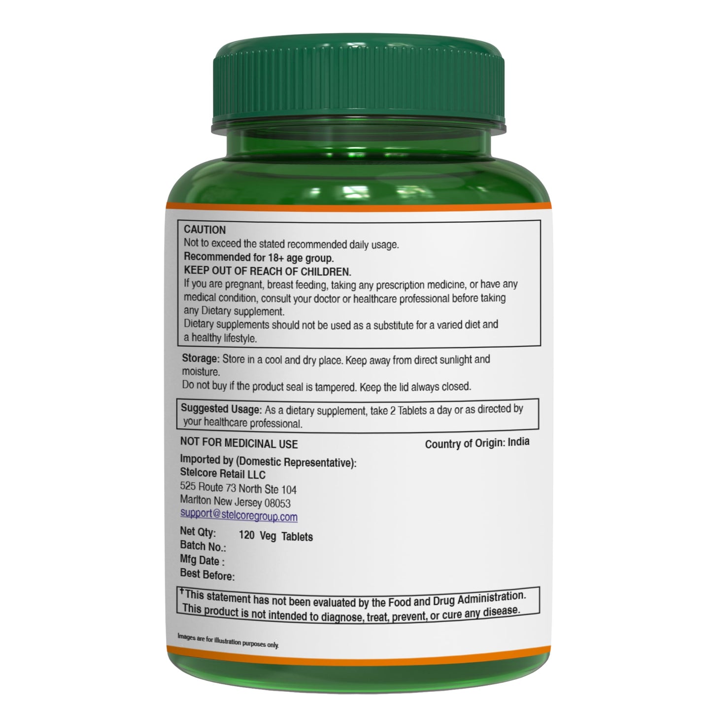Product lifestyle display of Pure Nutrition Triphala tablets illustrating natural wellness and gut support.