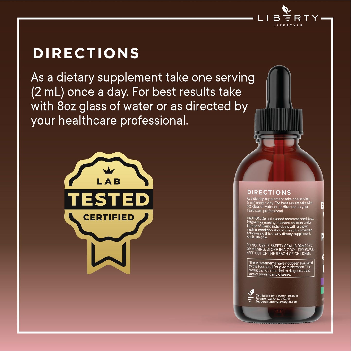 Liberty Lifestyle Defend Wormwood and Black Walnut Liquid Drops lifestyle flat lay