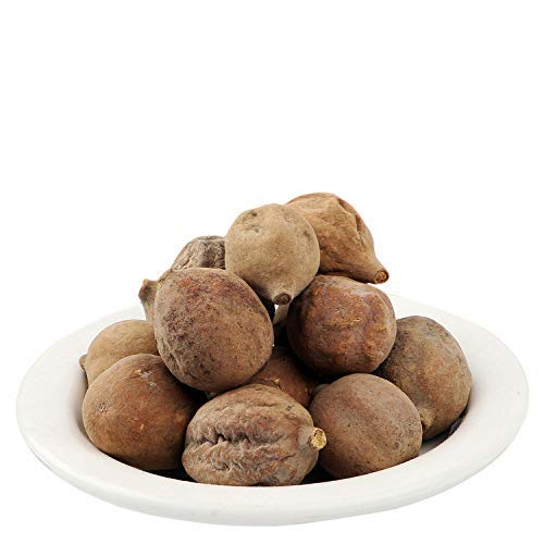 Premium hundred grams packaging of pure Terminalia bellirica whole dried fruits