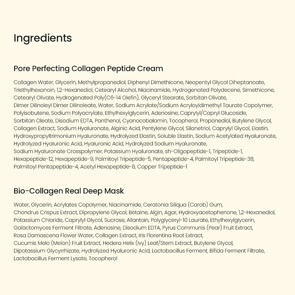 Authentic Biodance imported skincare gift box showing product details and usage steps.