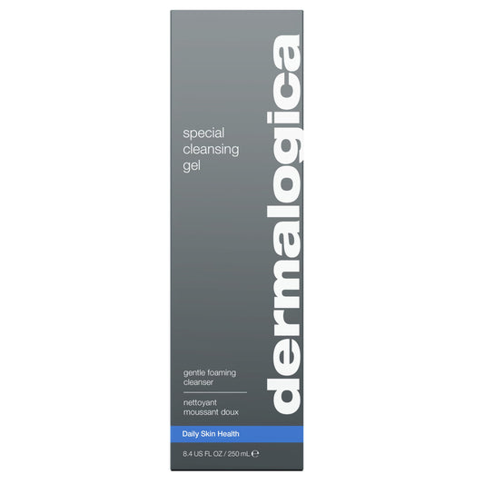 Dermalogica foaming face wash bottle branding