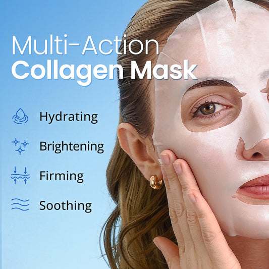 Ebanel anti-aging sheet mask stack showing 10 pack quantity