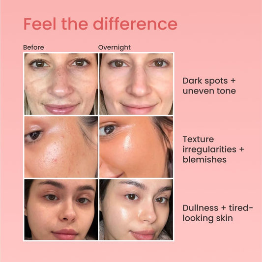 Quia overnight glass skin peel off mask packaging