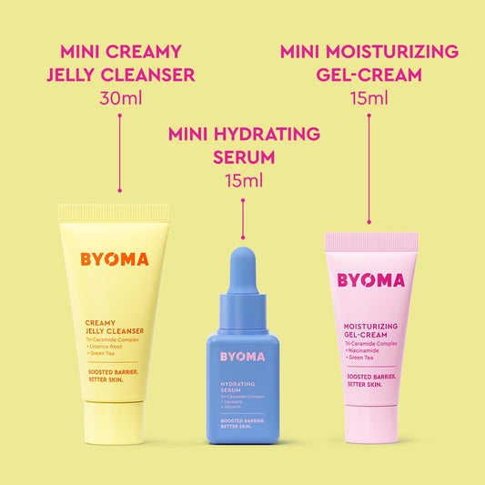 Byoma Creamy Jelly Cleanser bottle isolated on white background