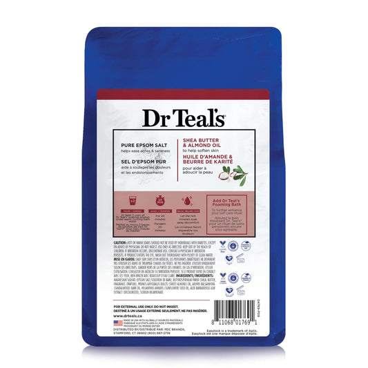 Dr Teal's pure magnesium sulfate soaking solution for muscle relief and relaxation