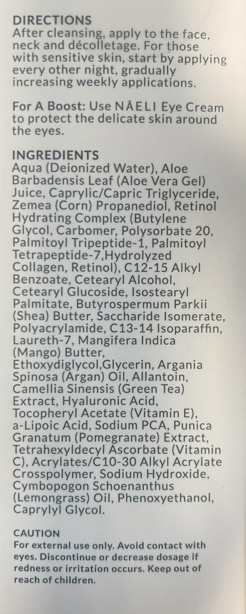 Complete collection view of NAELI clean ethical beauty skincare range