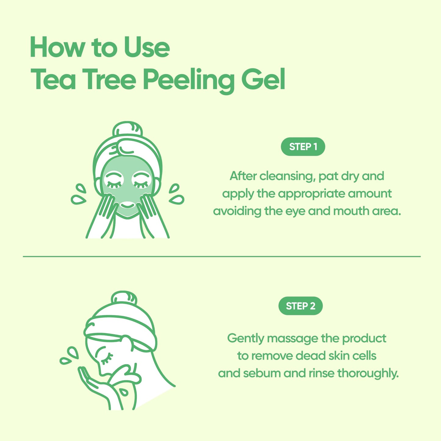 Professional studio shot of Banila Co Tea Tree Peeling Gel