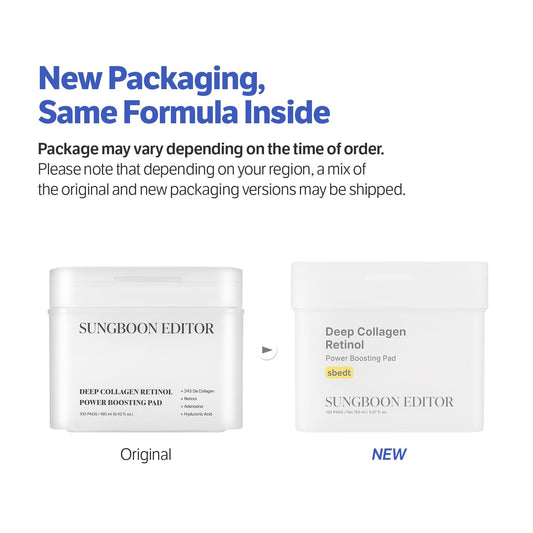 Sungboon Editor skincare pads showing texture and application