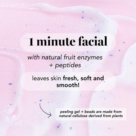 Saturday Skin Korean skincare enzyme exfoliator tube showcasing the product branding and volume details.