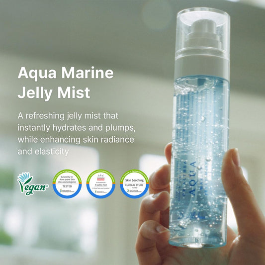 Dr. Althea cooling PDRN facial spray bottle showing the fine mist nozzle mechanism