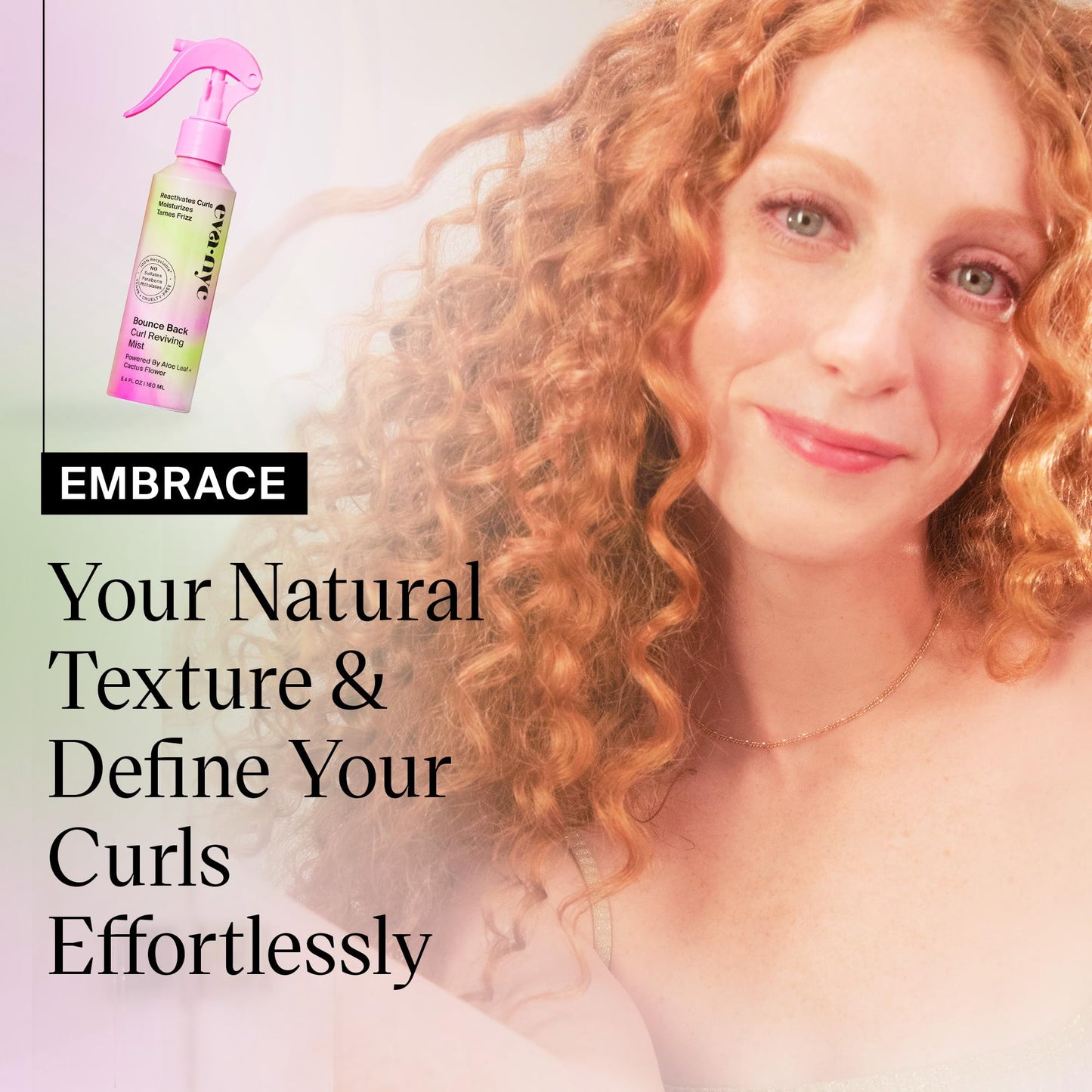 Eva NYC salon quality curl texturizing spray close up view