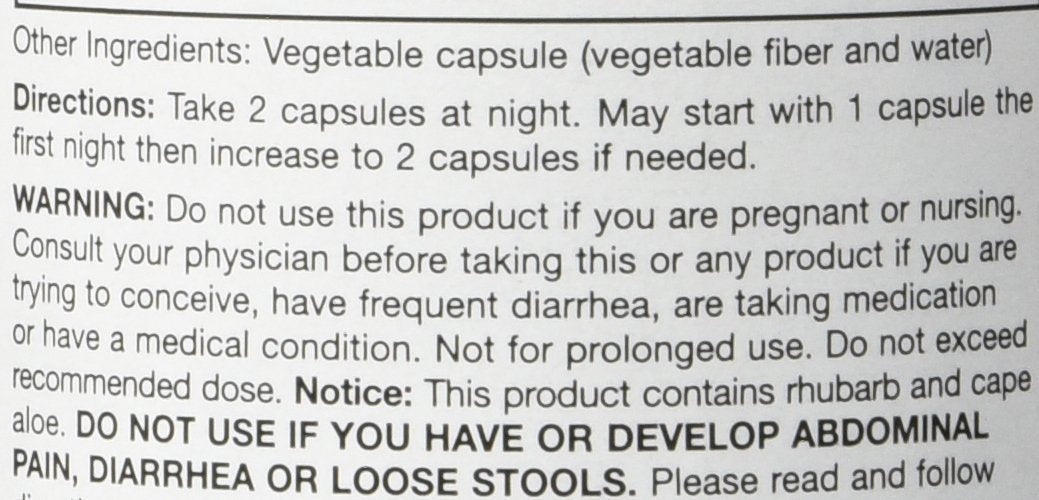 Premium USA imported Advanced Naturals digestive support capsules packaging with clear ingredient facts
