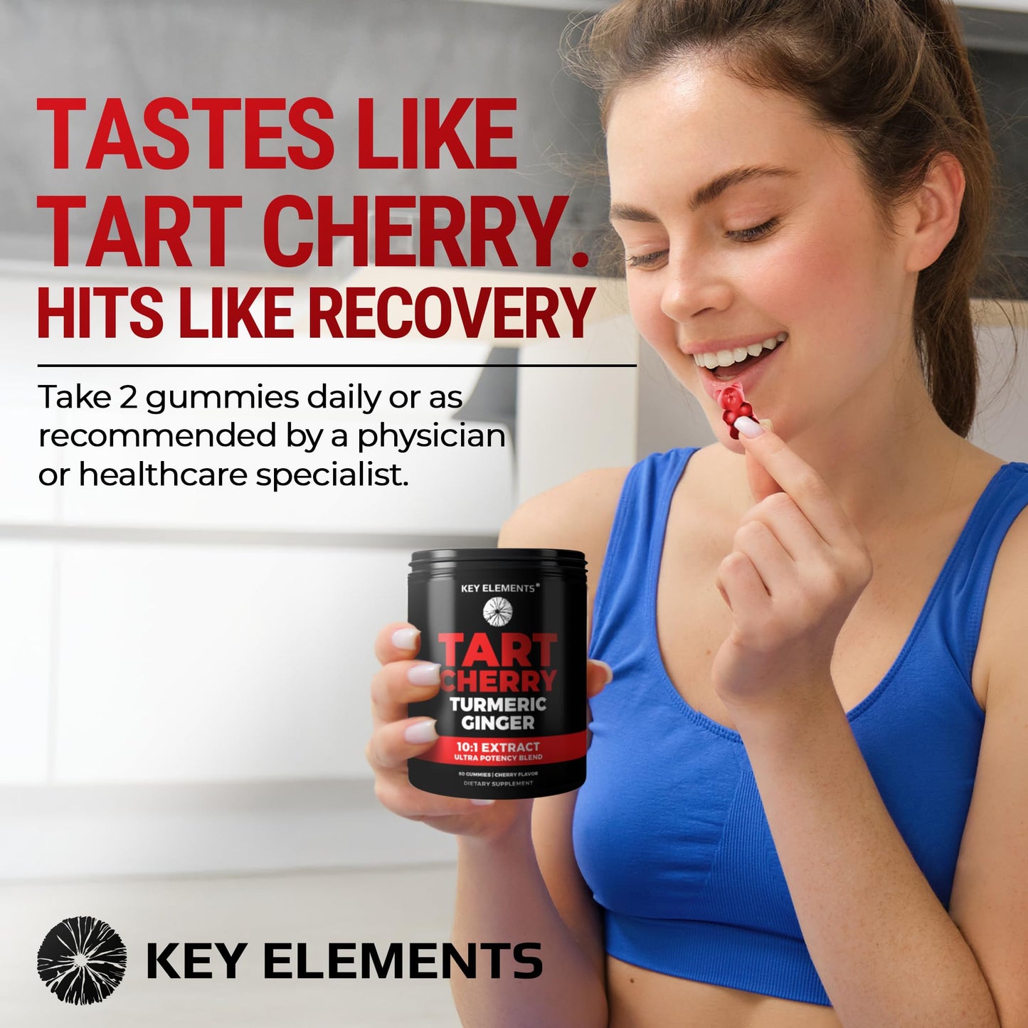 Premium Key Elements joint mobility and sleep aid gummies bottle