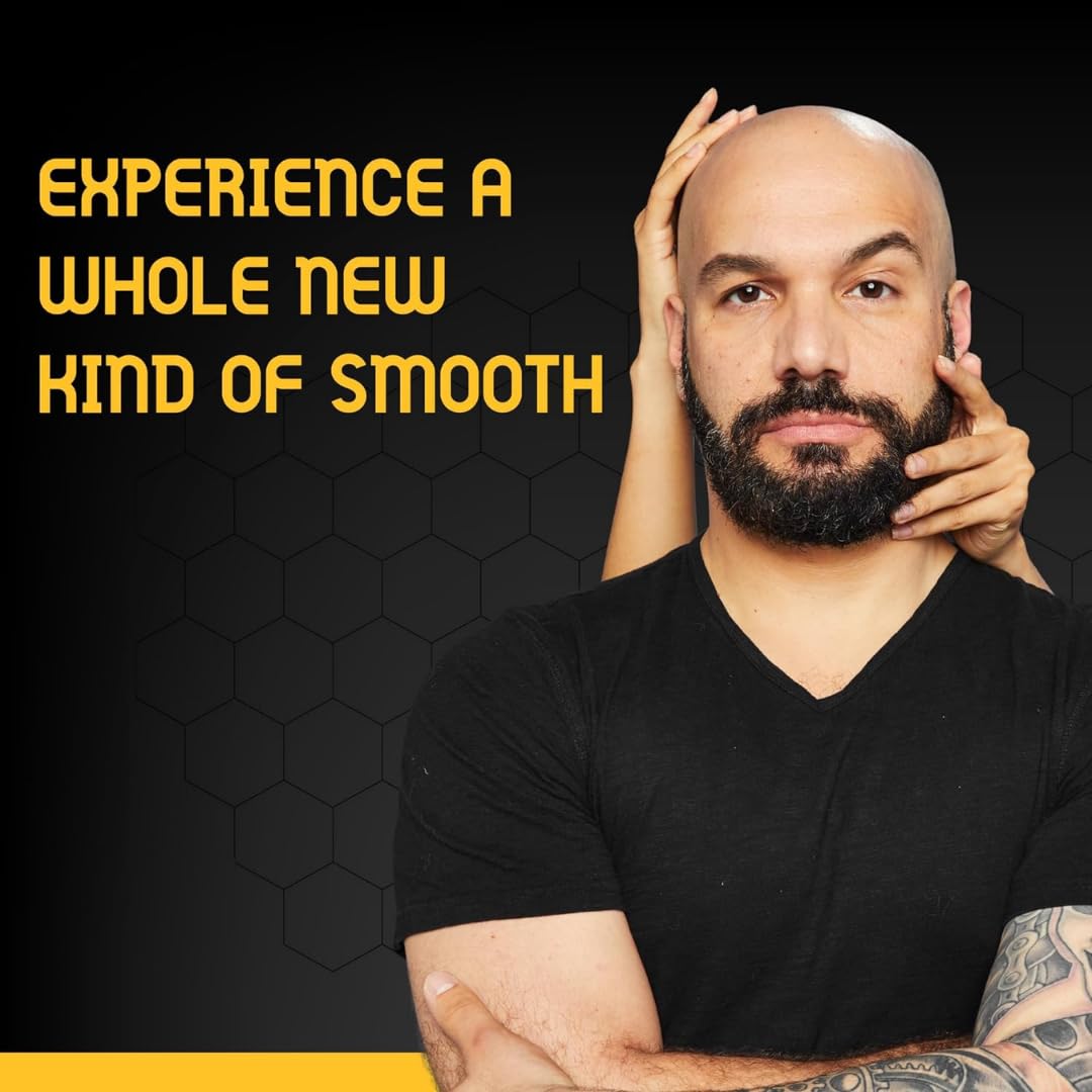Bee Bald pre shave exfoliating gel pour presentation