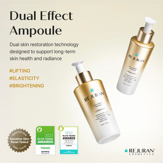 REJURAN Salmon DNA Face Serum white bottle with dropper applicator