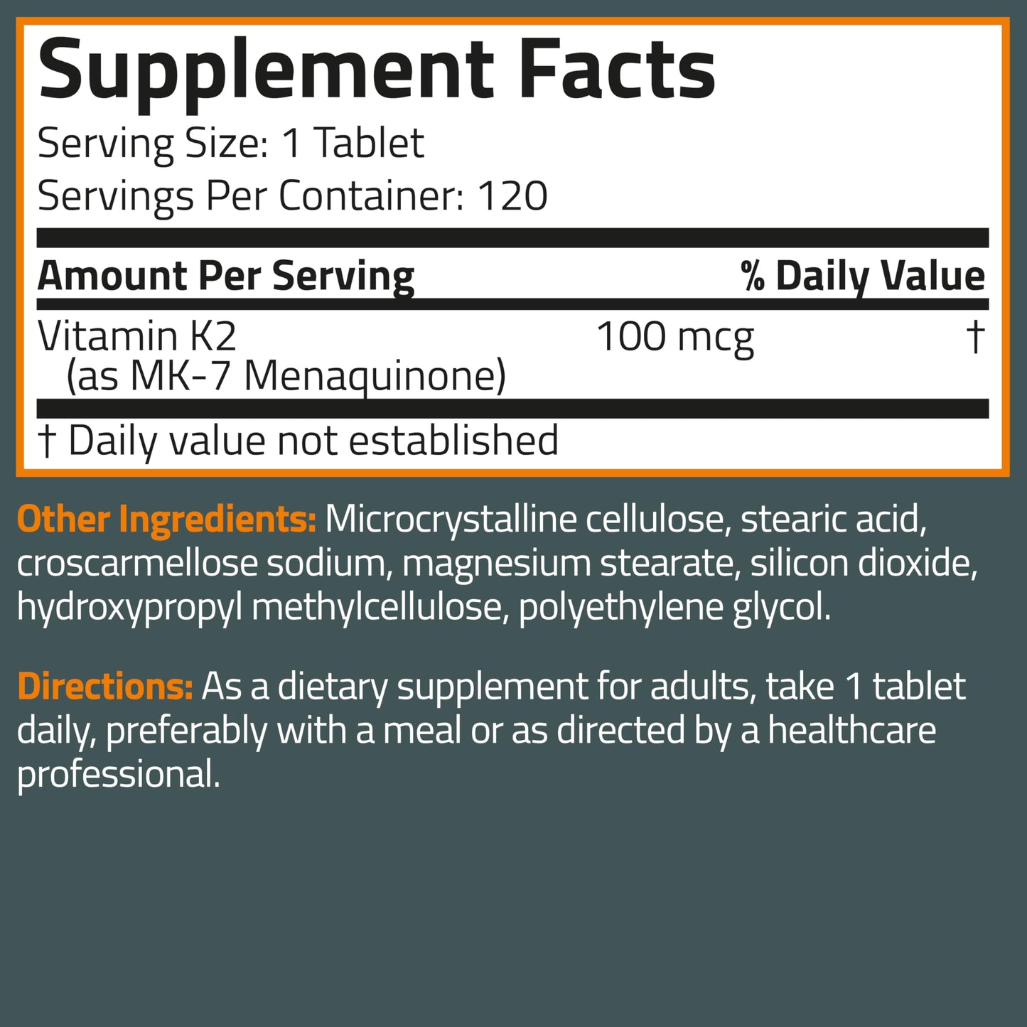 Bronson Basics Vitamin K2 MK7 premium vegetarian tablets expiration date