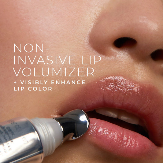 RoC Lip Volumizer applicator and texture close up