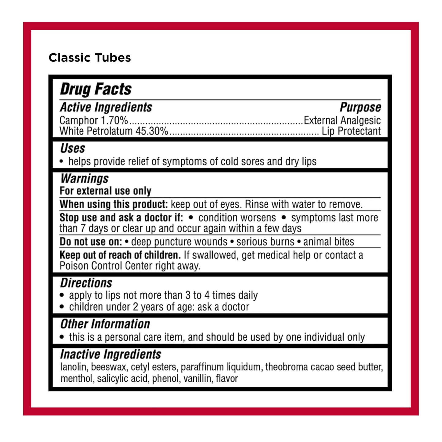 USA imported Carmex lip balm 9-count variety pack