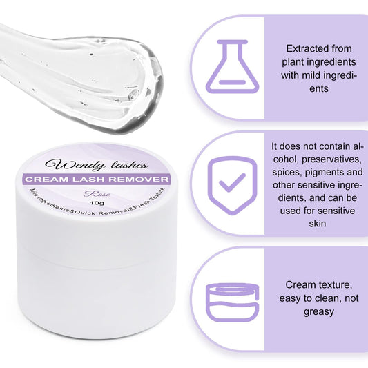 Wendy Lashes glue remover packaging details