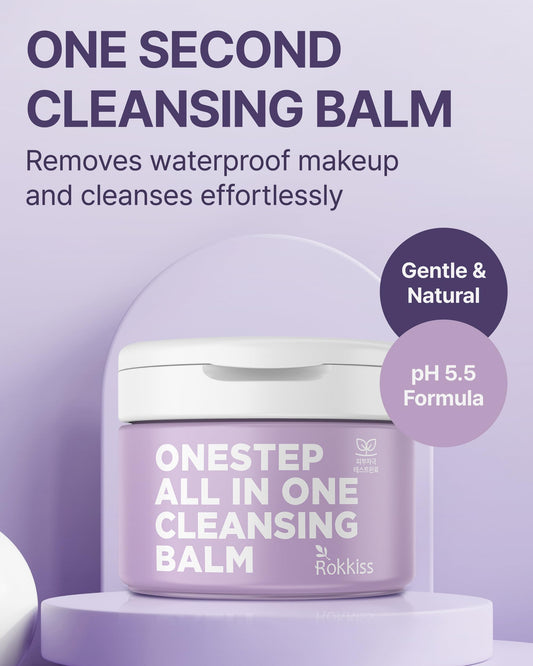 Texture of Rokkiss cleansing balm showing sherbet to oil transformation
