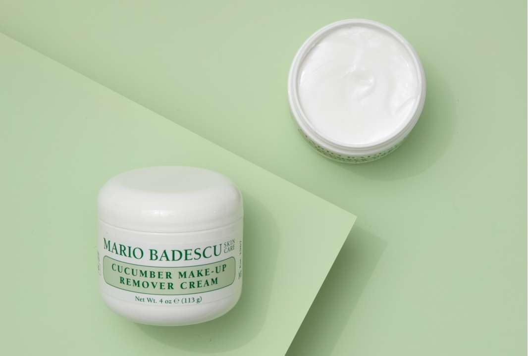Top view of Mario Badescu Cucumber Makeup Remover Cream packaging