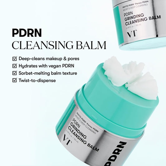 VT Cosmetics PDRN Grinding Cleansing Balm twist-up dispenser mechanism