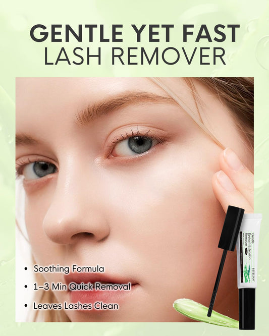 Close up of Beyelian eyelash adhesive remover cream texture