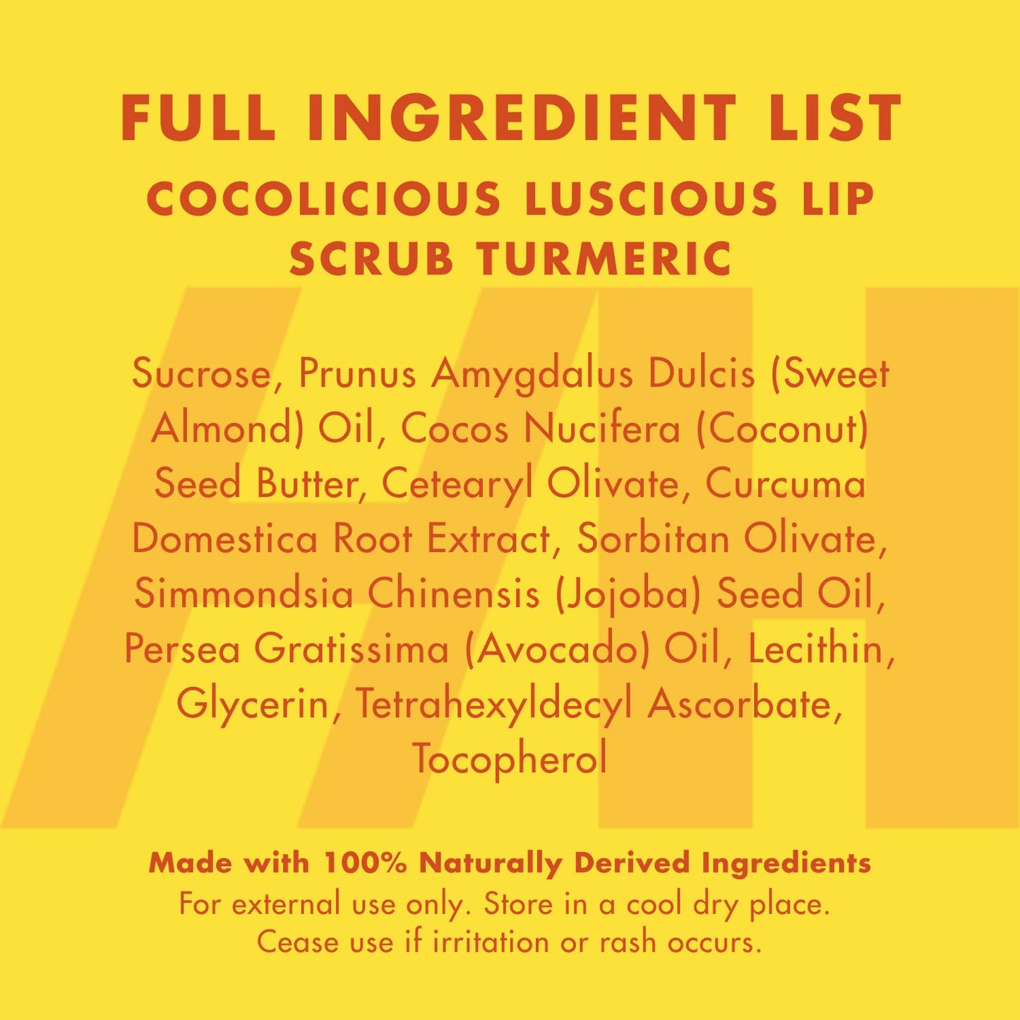 Handmade Heroes turmeric lip scrub 1 ounce jar size reference