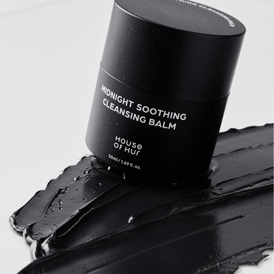 House of Hur cleansing balm texture shot showing sherbet to oil transformation