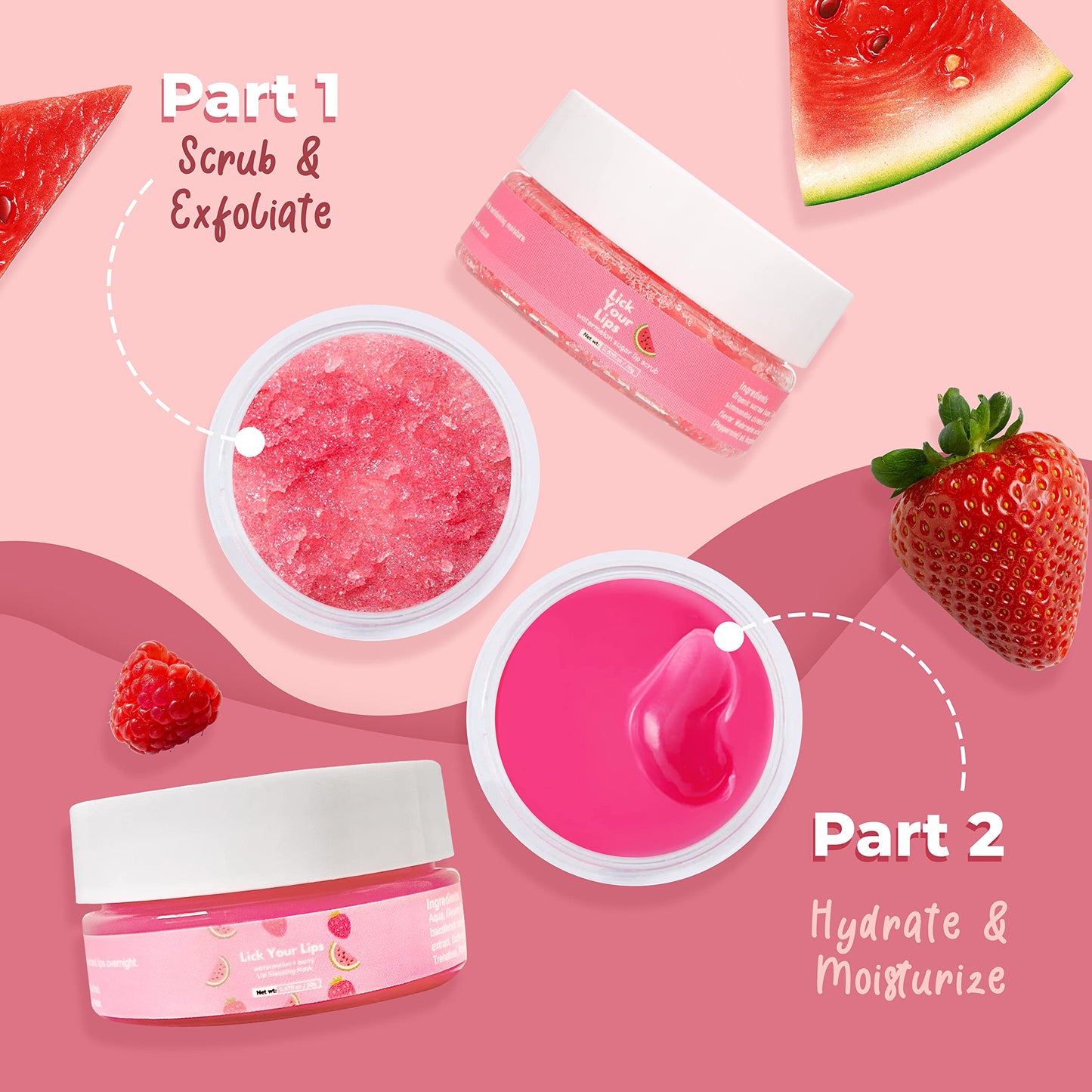 Lick Your Lips lip care set for dry cracked lips
