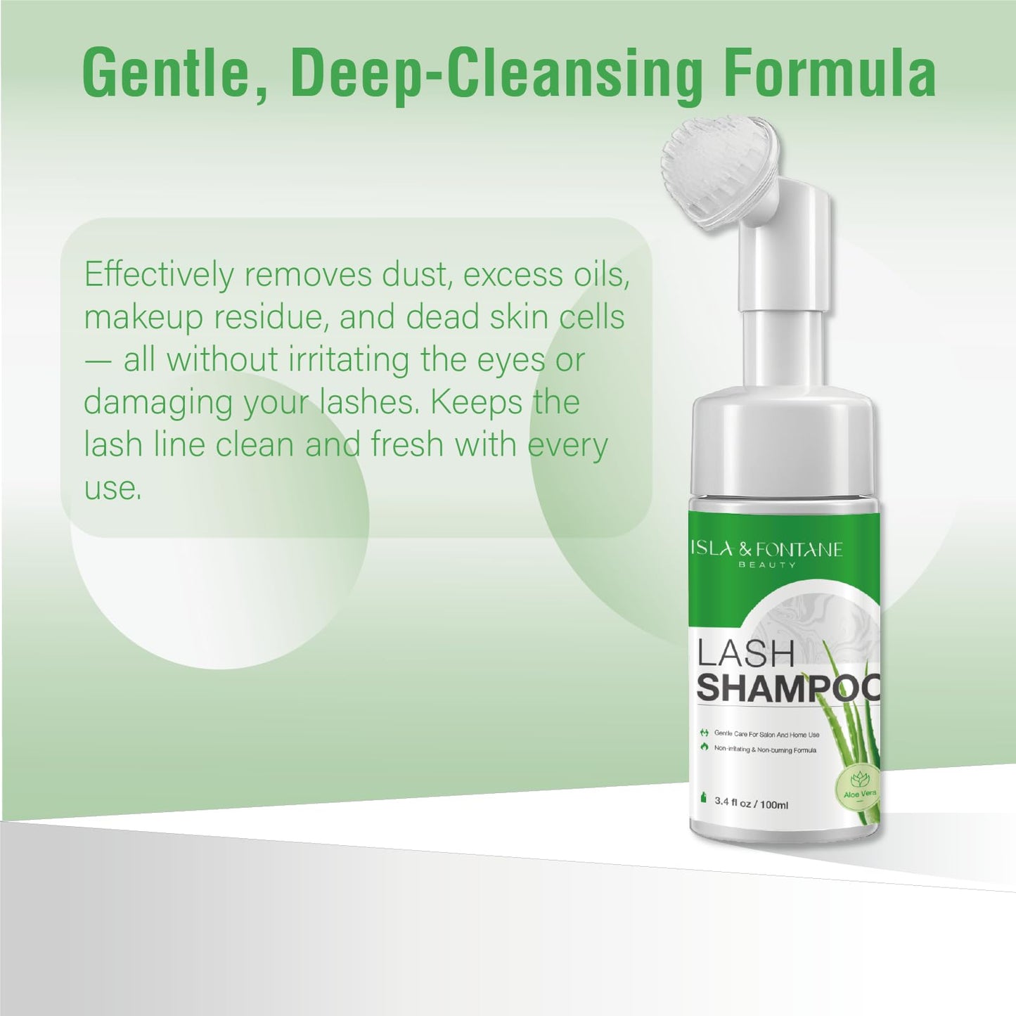 Professional lash extension cleaning kit for home and salon use