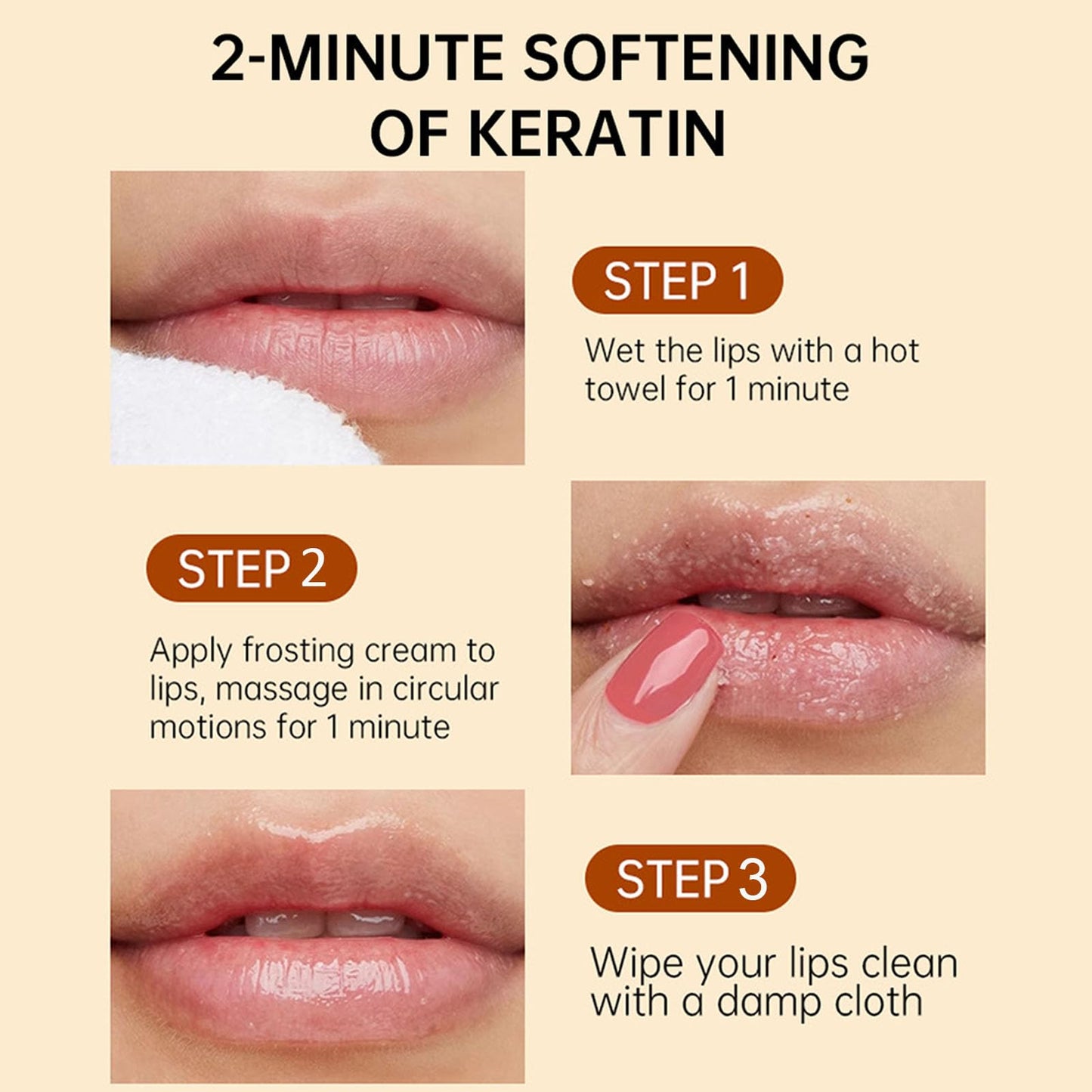 Close up of Yjlyqf sugar lip scrub with aloe vera