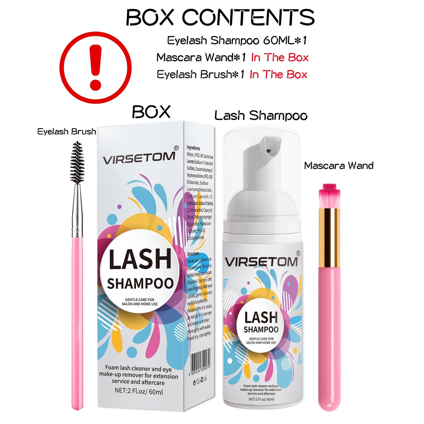 Vemofoper beauty imported skincare product setup for thorough under eye area cleansing
