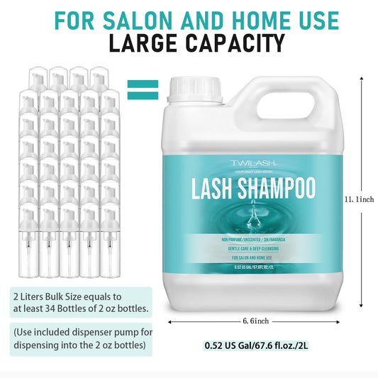 Twilash By Dly Lash Cleanser Bottle With Dispensing Pump