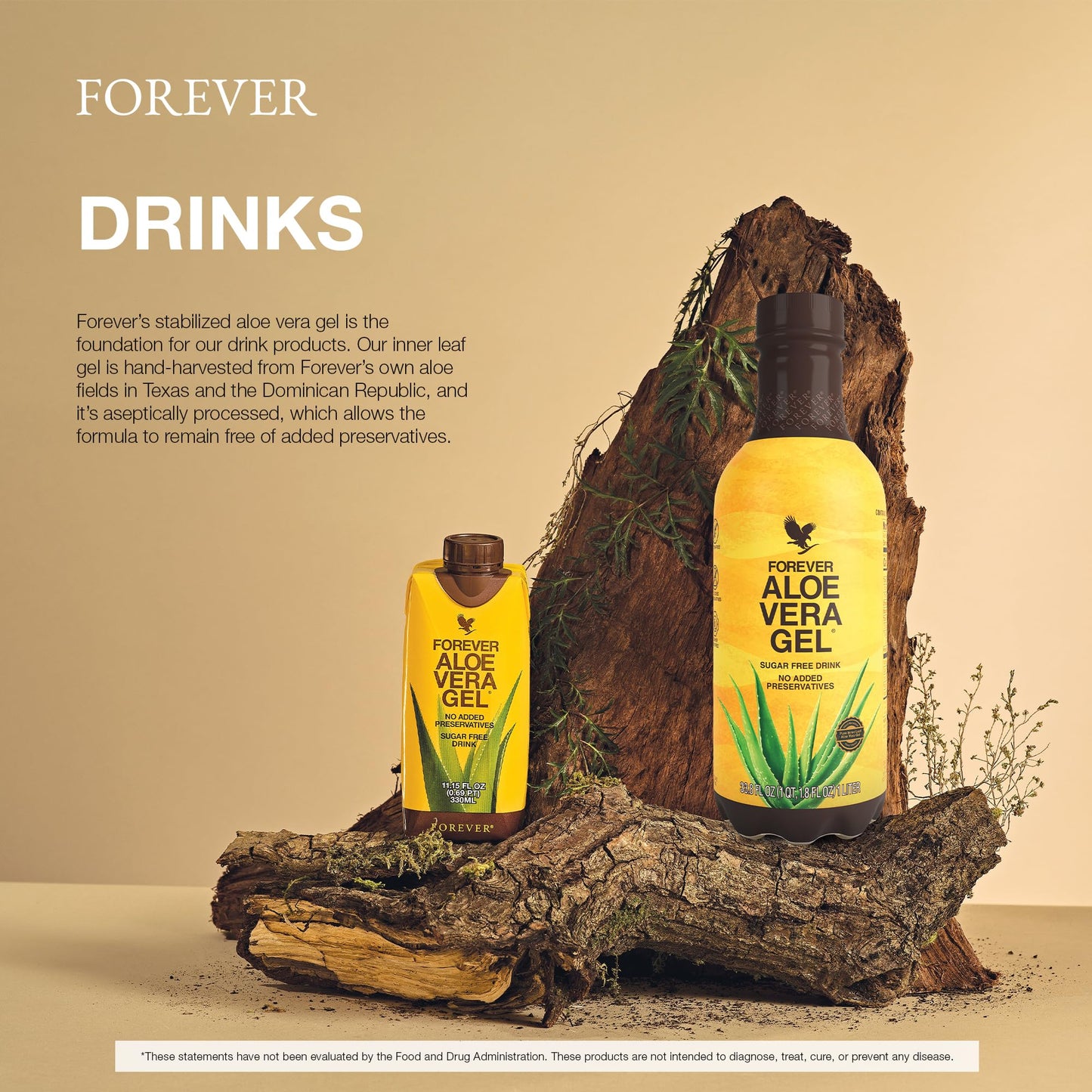 Authentic USA imported Forever Living Aloe Vera Gel pack