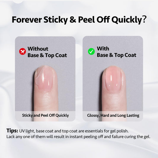 GAOY nail strengthener bottle with brush applicator