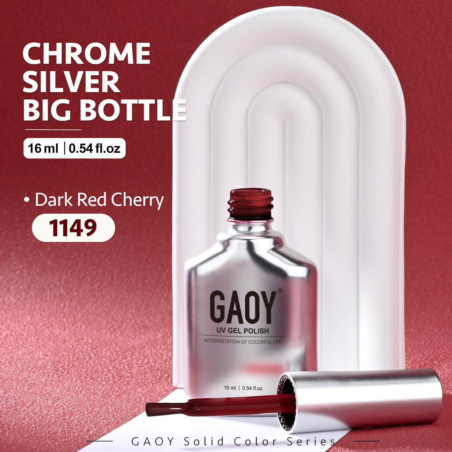Gaoy 1149 gel polish application swatch