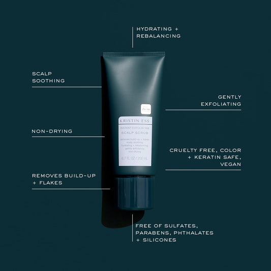 Kristin Ess sugar complex dry scalp treatment bottle showing applicator tip