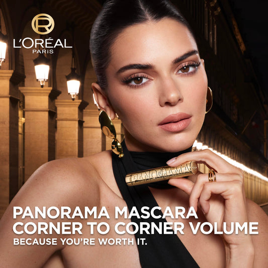 L'Oreal Paris Panorama Washable Mascara wand showing multi-level bristles