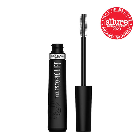L'Oreal Paris Telescopic Lift Mascara double-hook bristle brush close up
