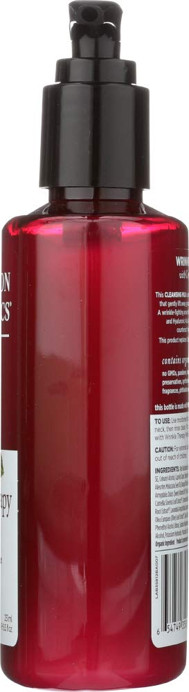 Avalon Organics facial cleanser bottle side view