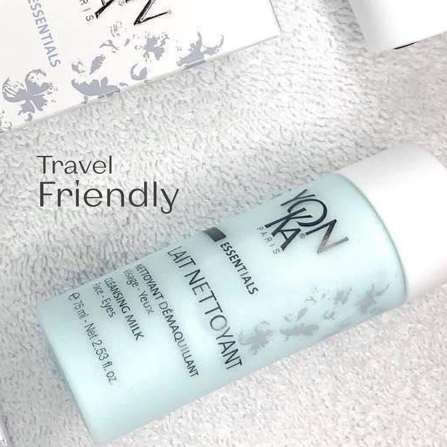 Yonka Lait Nettoyant gentle facial wash in lifestyle setting