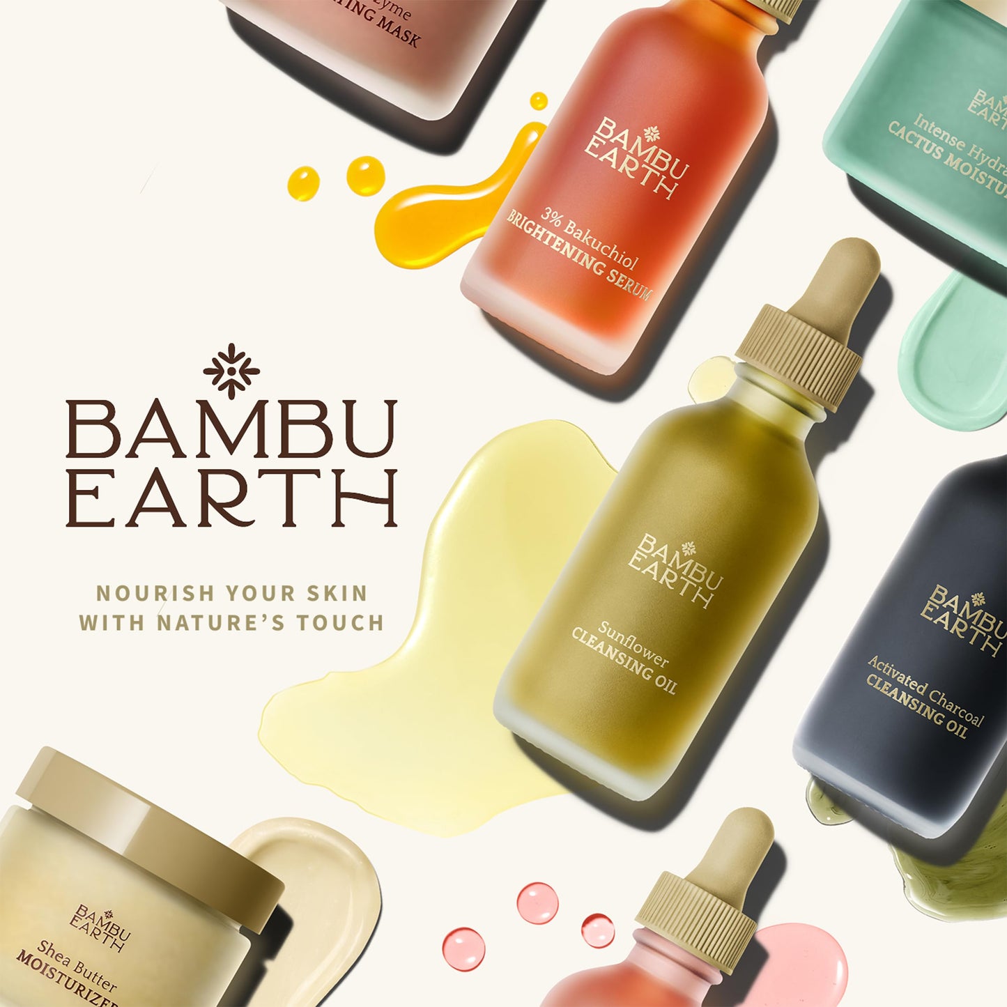 Authentic Bambu Earth face cleanser packaging for daily skincare routine