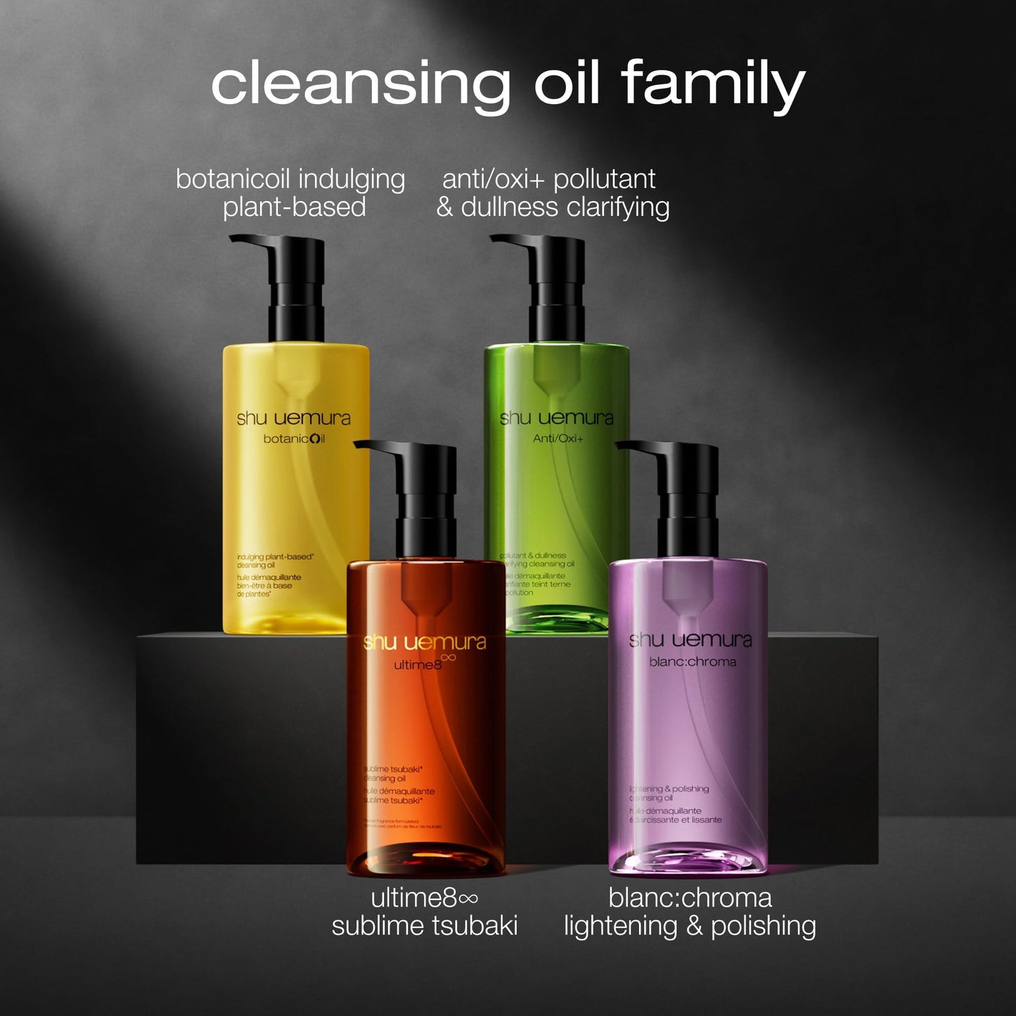 Authentic Shu Uemura Botanicoil 150ml bottle details
